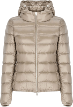 Herno Women's Natural Quilted Down Jacket