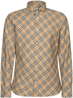 Burberry Men's Natural Sand Check Shirt