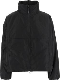 Aspesi Women's Black Nylon Bomber Jacket