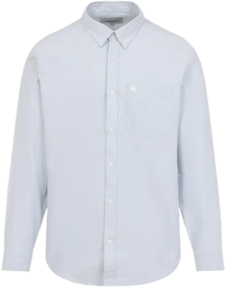 Carhartt Men's Blue Ls C-Logo Shirt