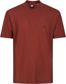 C.P. Company Men's Red Logo T-Shirt