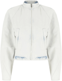 Alaïa Women's White Denim Jacket