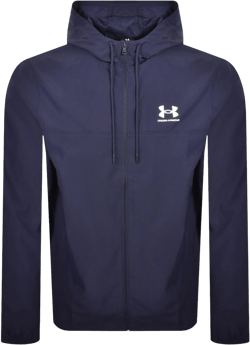 Under Armour Men's Blue Rival Woven Windbreaker Jacket
