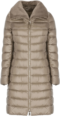 Herno Women's Natural Quilted Down Jacket