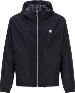 Fendi Men's Nity Puffer Jackets Blue
