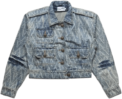 VAQUERA Men's Blue Denim Jacket Woven