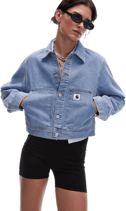 Carhartt Women's Blue Arca Denim Jacket