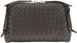 Bottega Veneta Women's Gray Concert Handle Clutch Bag