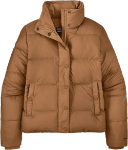 Patagonia Women's Brown Silent Down Jacket