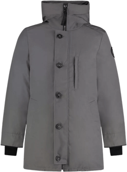 Canada Goose Men's Gray Castle Parka With Hood