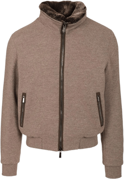Moorer Men's Brown "bellati" Bomber Jacket