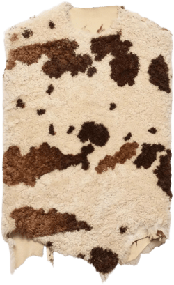 Prada Men's Natural Sheepskin Irregular-Hem Vest