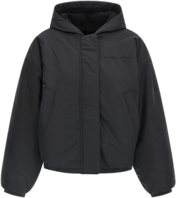 Canada Goose Women's Black Reversible Hooded Puffer Jacket