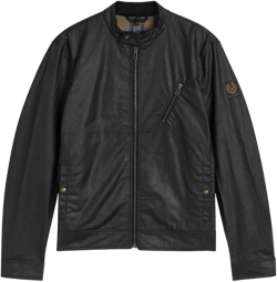 Belstaff Men's Black Sideline Waxed Cotton Jacket