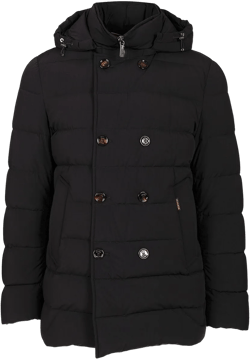 Moorer Men's Black "florio Kn" Down Jacket