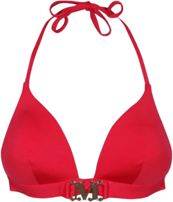 Max Mara Women's Red Triangle Bikini Top