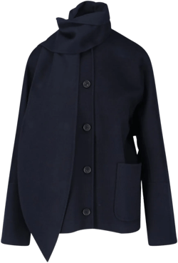 Loro Piana Women's Blue 'Banley' Cashmere Jacket