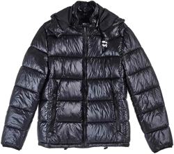 Karl Lagerfeld Men's Blue Lighweight Tokidoki Duffle Jacket