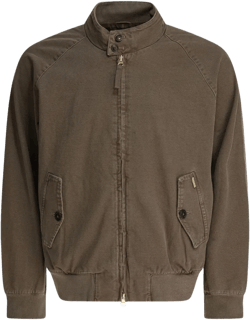 Baracuta Men's Green Cotton Bomber Jacket