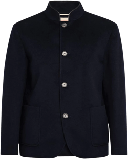 Loro Piana Men's Blue Spagna Cashmere Single-Breasted Jacket