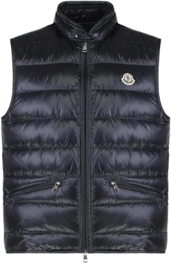 Moncler Men's Blue Vests
