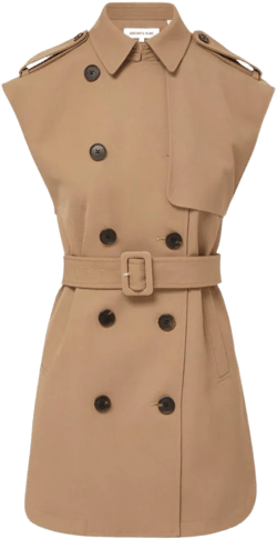 Veronica Beard Women's Natural Willmott Trench Vest