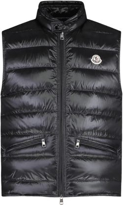 Moncler Men's Black Vests