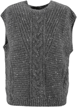 Max Mara Women's Gray Vests