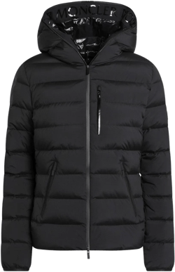 Moncler Women's Black Herbe Hooded Puffer Jacket