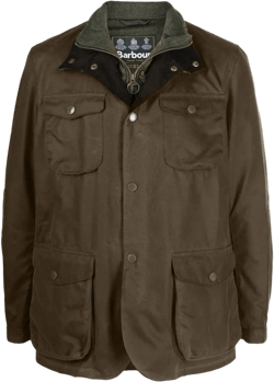 Barbour Men's Green Ogston Waxed Cotton Jacket