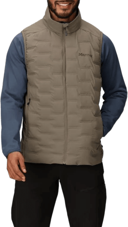 Marmot Men's Gray Warmcube Active Aerothermal 700 Fill Power Down Vest