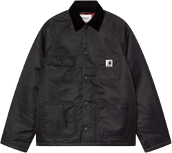 Carhartt Women's Black Alumni Chore Coat Jacket