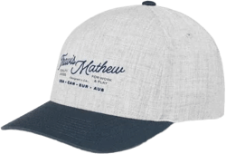 Travis Mathew Men's White Perfect Plan Snapback Baseball Cap
