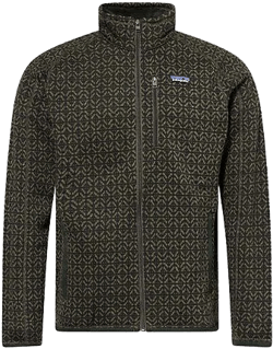 Patagonia Men's Green Better Sweater Logo-Patch Woven Jacket