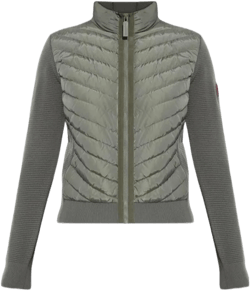 Canada Goose Women's Green Hybridge Knit Jacket