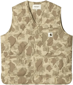 Carhartt Women's Metallic W Skyler Vest Camo Duck Desert