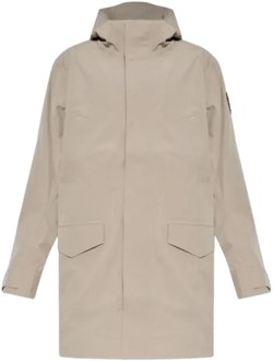 Canada Goose Men's Natural Logo-Patch Parka Coat