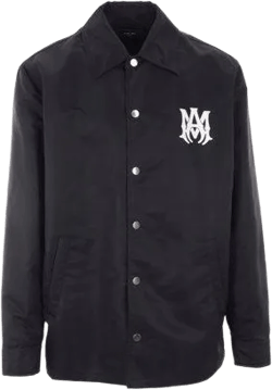 Amiri Men's Blue Ma Printed Buttoned Straight Hem Jacket
