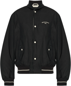 Emporio Armani Men's Black Bomber Jacket
