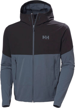 Helly Hansen Men's Blue Blaze Hooded Softshell Jacket