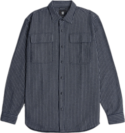 G-Star Men's Blue Cpo Regular Shirt