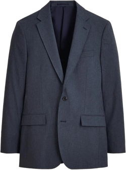 J.Crew Men's Blue Ludlow Slim-Fit Suit Jacket