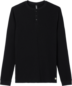 Waffle Henley | Black