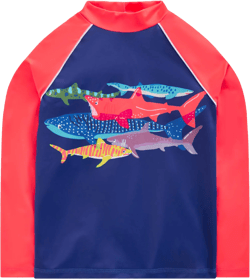 Logo Rash Vest-Riso Shark