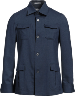 Michael Kors Men's Blue Jacket Wool, Polyester, Elastane
