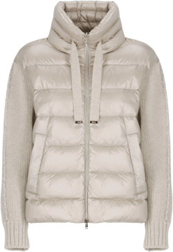 Herno Women's Gray Quilted Down Jacket