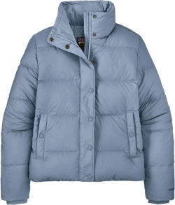 Patagonia Women's Blue Silent Down Jacket