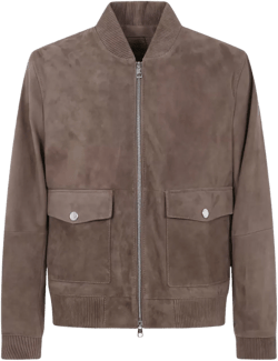 Michael Kors Men's Brown Bomber Jacket