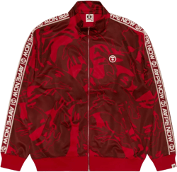 Embroidered-lettering Bomber Jacket In Red