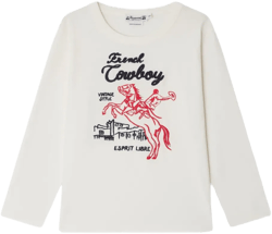 french cowboy long-sleeve T-shirt